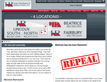 Tablet Screenshot of huskerrehab.com
